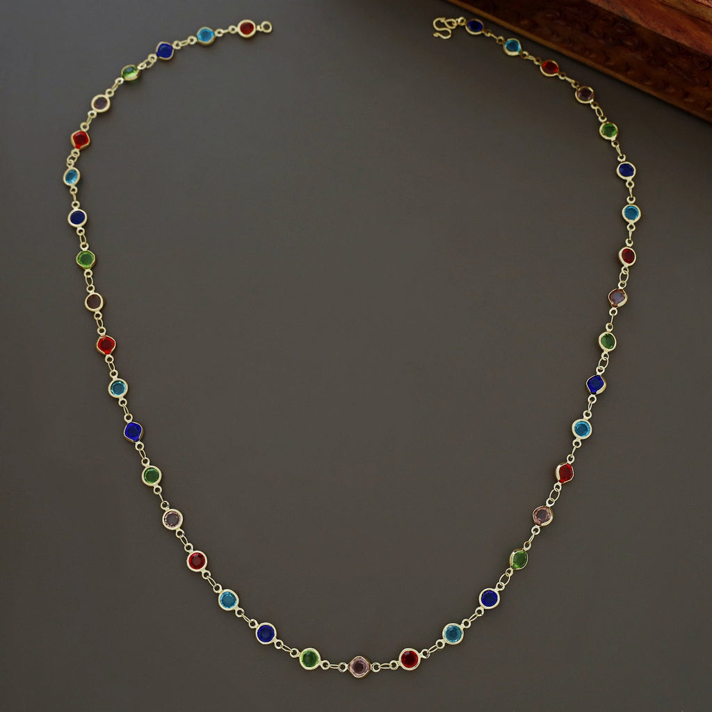 Multicolour Long Neckpiece