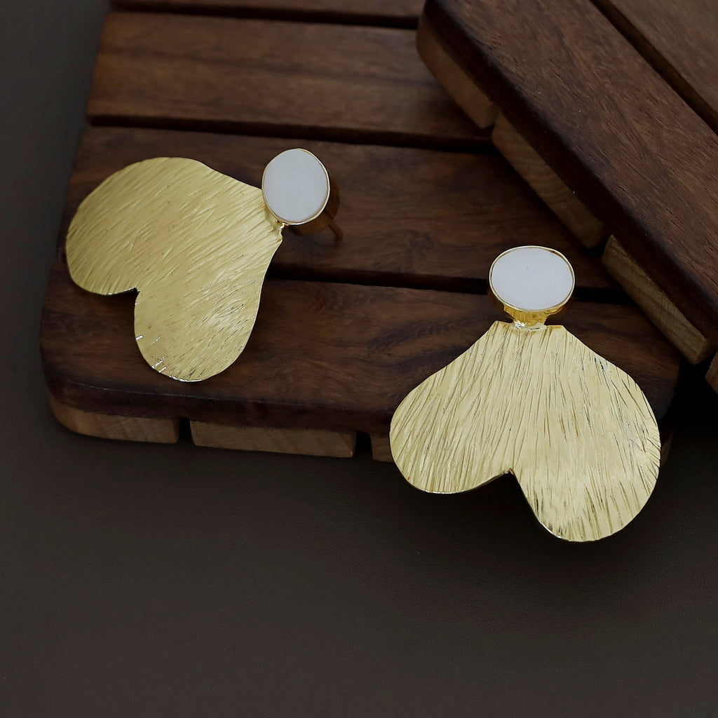 Golden Heart Earring